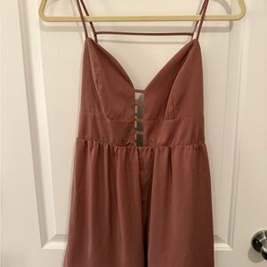 Silence + Noise Dusty Pink Romper